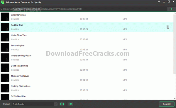 drmare music converter for spotify crack
